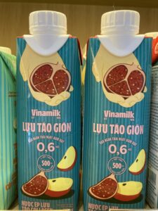 Vinamilk Nước ép lựu táo giòn
